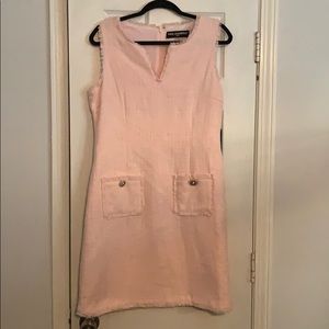 Karl Lagerfeld Pink Linen look Dress